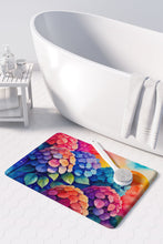 Load image into Gallery viewer, Hydrangeas in Color Memory Foam Kitchen Mat