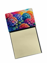 Load image into Gallery viewer, Hydrangeas in Color Sticky Note Holder- Refiilable Desk Accessory Note Pad