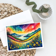 Load image into Gallery viewer, Hypericum or St. John�s Wort in Color Greeting Cards -  Blank Note Cards – 8-Pack of Artist-Designed Cards with Envelopes