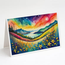Load image into Gallery viewer, Hypericum or St. John�s Wort in Color Greeting Cards -  Blank Note Cards – 8-Pack of Artist-Designed Cards with Envelopes