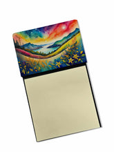 Load image into Gallery viewer, Hypericum or St. John�s Wort in Color Sticky Note Holder- Refiilable Desk Accessory Note Pad