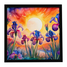 Load image into Gallery viewer, Iris in Color Framed Metal Print