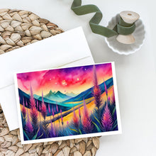 Load image into Gallery viewer, Liatris in Color Greeting Cards -  Blank Note Cards – 8-Pack of Artist-Designed Cards with Envelopes