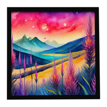 Load image into Gallery viewer, Liatris in Color Framed Metal Print