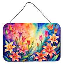 Load image into Gallery viewer, Lilies in Color Wall or Door Hanging Prints