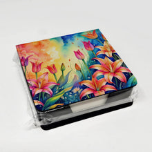 Load image into Gallery viewer, Lilies in Color PU Leather Note Paper Holder