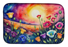 Load image into Gallery viewer, Lisianthus in Color Dish Drying Mat