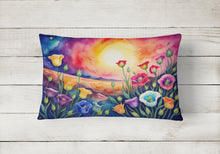Load image into Gallery viewer, Lisianthus in Color Fabric Decorative Pillow