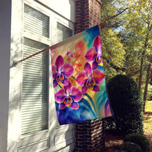 Load image into Gallery viewer, Orchids in Color House Flag
