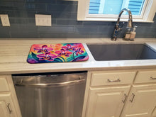 Load image into Gallery viewer, Orchids in Color Dish Drying Mat
