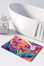 Load image into Gallery viewer, Orchids in Color Memory Foam Kitchen Mat