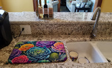 Load image into Gallery viewer, Ornamental Kale in Color Dish Drying Mat