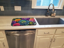Load image into Gallery viewer, Ornamental Kale in Color Dish Drying Mat