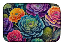Load image into Gallery viewer, Ornamental Kale in Color Dish Drying Mat