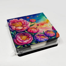 Load image into Gallery viewer, Peonies in Color PU Leather Note Paper Holder