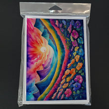 Load image into Gallery viewer, Petunias in Color Greeting Cards -  Blank Note Cards – 8-Pack of Artist-Designed Cards with Envelopes