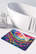 Load image into Gallery viewer, Petunias in Color Memory Foam Kitchen Mat