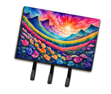 Load image into Gallery viewer, Petunias in Color Leash or Key Holder
