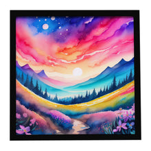 Load image into Gallery viewer, Phlox in Color Framed Metal Print