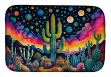 Load image into Gallery viewer, Queen of the Night Cactus in Color Dish Drying Mat