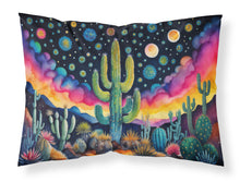 Load image into Gallery viewer, Queen of the Night Cactus in Color Fabric Standard Pillowcase – Artistic Decorative Front, White Back