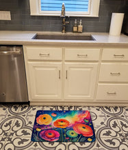 Load image into Gallery viewer, Ranunculus in Color Memory Foam Kitchen Mat