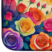 Load image into Gallery viewer, Roses in Color Dish Drying Mat