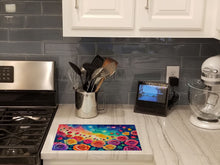 Load image into Gallery viewer, Roses in Color Glass Cutting Boards – Durable, Decorative Kitchen Art Large
