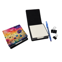 Load image into Gallery viewer, Scabiosa in Color PU Leather Note Paper Holder