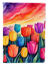 Load image into Gallery viewer, Tulips in Color House Flag