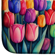 Load image into Gallery viewer, Tulips in Color Dish Drying Mat