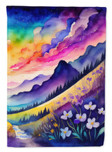 Load image into Gallery viewer, Violets in Color House Flag