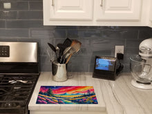 Load image into Gallery viewer, Yarrow in Color Glass Cutting Boards – Durable, Decorative Kitchen Art Large