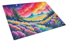 Load image into Gallery viewer, Yarrow in Color Glass Cutting Boards – Durable, Decorative Kitchen Art Large