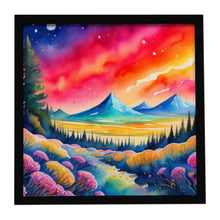 Load image into Gallery viewer, Yarrow in Color Framed Metal Print