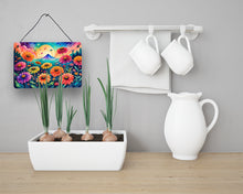 Load image into Gallery viewer, Zinnias in Color Wall or Door Hanging Prints