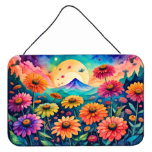 Load image into Gallery viewer, Zinnias in Color Wall or Door Hanging Prints