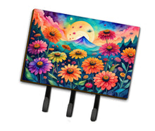 Load image into Gallery viewer, Zinnias in Color Leash or Key Holder