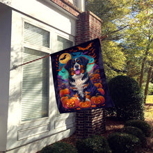 Load image into Gallery viewer, Bernese Mountain Dog Witchy Halloween House Flag