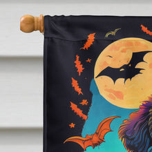 Load image into Gallery viewer, Bernese Mountain Dog Witchy Halloween House Flag