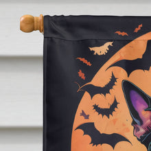 Load image into Gallery viewer, Boston Terrier Witchy Halloween House Flag