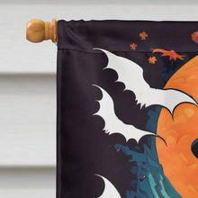 Load image into Gallery viewer, White Boxer Witchy Halloween House Flag