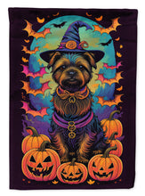 Load image into Gallery viewer, Cairn Terrier Witchy Halloween House Flag