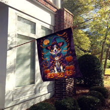 Load image into Gallery viewer, Corgi Witchy Halloween House Flag