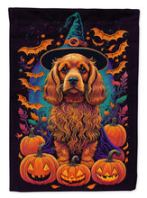 Load image into Gallery viewer, Cocker Spaniel Witchy Halloween House Flag