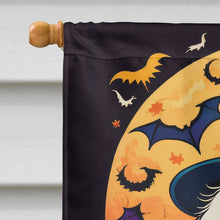 Load image into Gallery viewer, Coton De Tulear Witchy Halloween House Flag