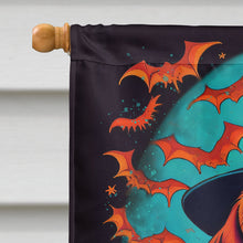 Load image into Gallery viewer, Longhair Dachshund Witchy Halloween House Flag