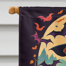 Load image into Gallery viewer, Doberman Pinscher Witchy Halloween House Flag