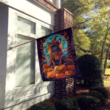 Load image into Gallery viewer, French Bulldog Witchy Halloween House Flag