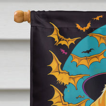 Load image into Gallery viewer, Yellow Labrador Retriever Witchy Halloween House Flag